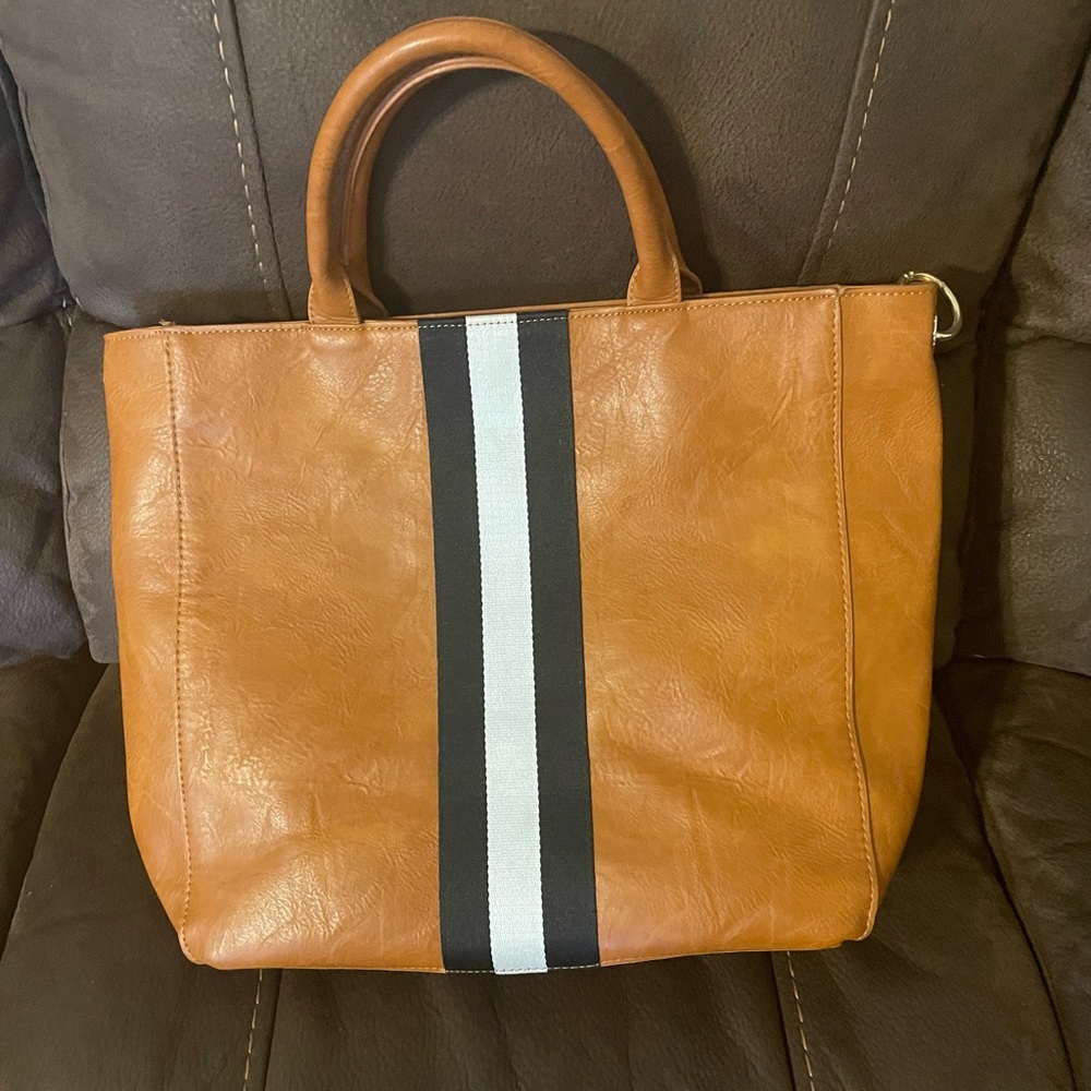 Social trends-Mother chic leather large bag